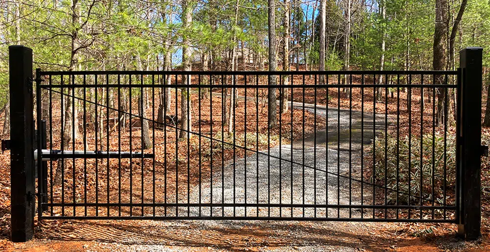 5'x14' single panel driveway gate